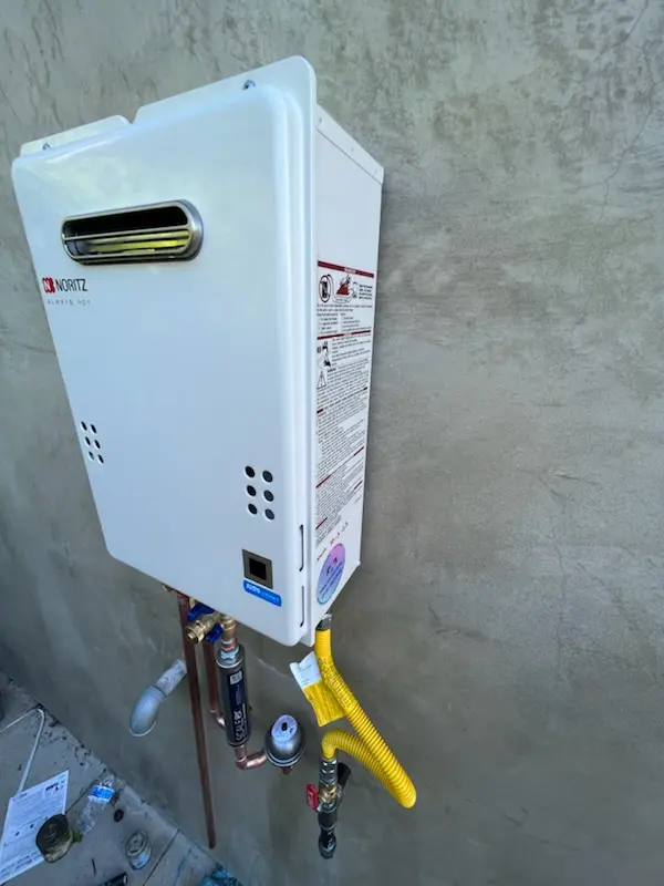 Tankless water heater installation for Tiana homes
